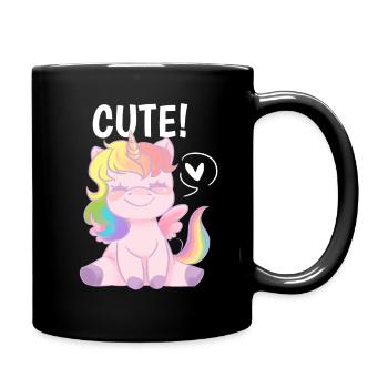 Cadeau Unity pour les licornes - mignon - Mug uni - noir - Droite