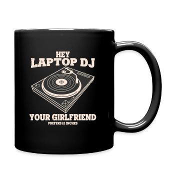 disc jockey - Full Colour Mug - black - Right