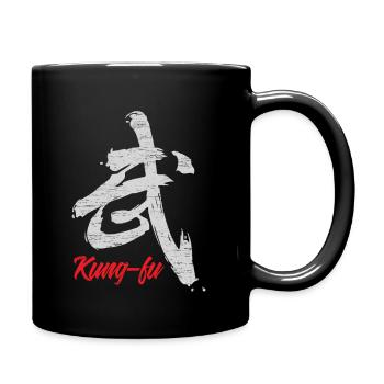 Kung Fu Gift Kung Fu Kungfu Gong Fu - Full Colour Mug - black - Right
