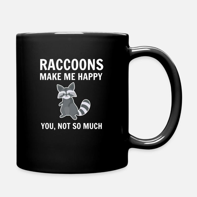 raton laveur - Mug uni - noir