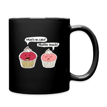 Muffin Conversation - Mug uni - noir - Droite