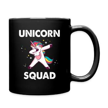 équipe de licorne - Mug uni - noir - Droite