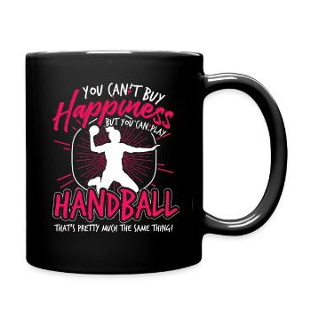 Sports de ballon de handball - Mug uni - noir - Droite