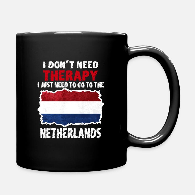 Pays-Bas - Mug uni - noir