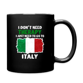 Italy Italy Italia Gift idea - Full Colour Mug - black - Right