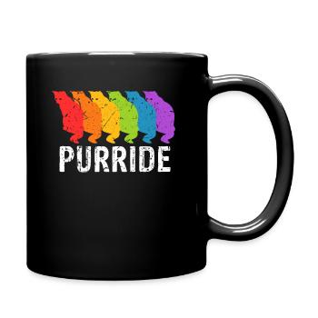 LGBT - Tasse einfarbig - Schwarz - Rechts