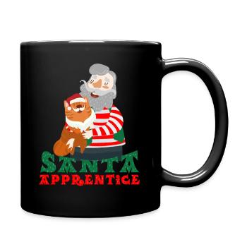 Cat Christmas Maine Coon Persian Animal Gift - Full Colour Mug - black - Right