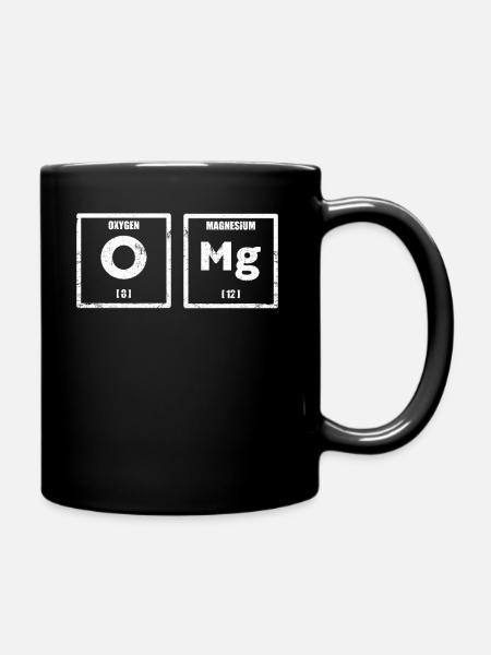 OMG Chemiker - Tasse einfarbig - Schwarz