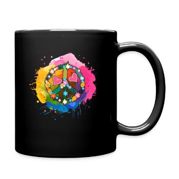 Peace harmony - Full Colour Mug - black - Right