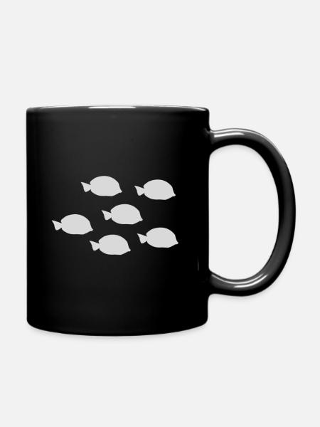 poisson - Mug uni - noir