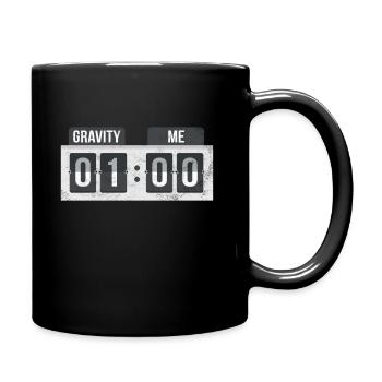 Armbruch Beinbruch Gips lustiger Spruch Geschenk - Tasse einfarbig - Schwarz - Rechts