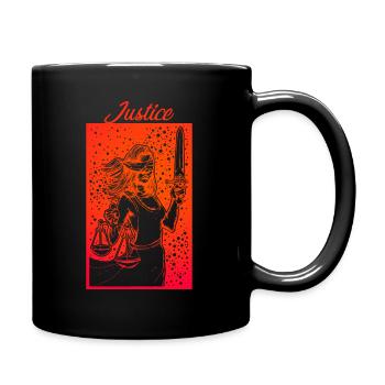 Tarot Cards Mystic Alchemy Destiny Clairvoyance - Full Colour Mug - black - Right