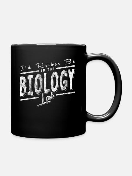 Biology Lab - Tasse einfarbig - Schwarz