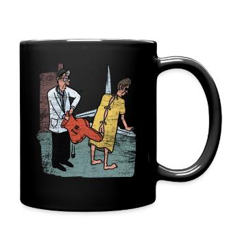 Urologist urology urinary tract female doctor gift - Full Colour Mug - black - Right