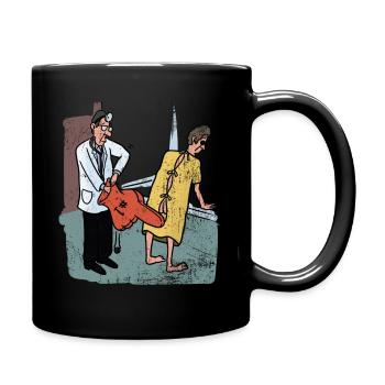 Urologist urology doctor urinary system gift - Full Colour Mug - black - Right