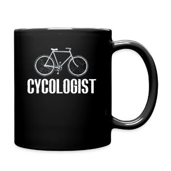cycologist - Tasse einfarbig - Schwarz - Rechts