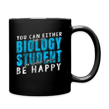 Étudiant en biologie - Mug uni - noir - Droite
