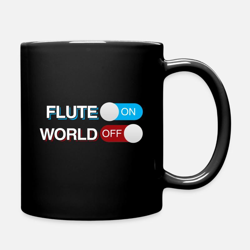 Flûte - Mug uni - noir