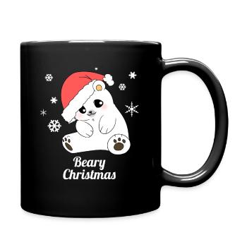 Ours polaire - Ours polaire - Chandail de Noël - Mug uni - noir - Droite