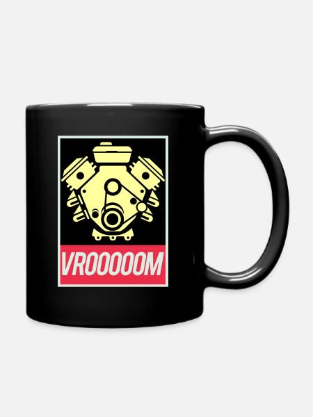 Le moteur V8 s'éteint! - Mug uni - noir