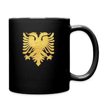Albanian eagle - Full Colour Mug - black - Right
