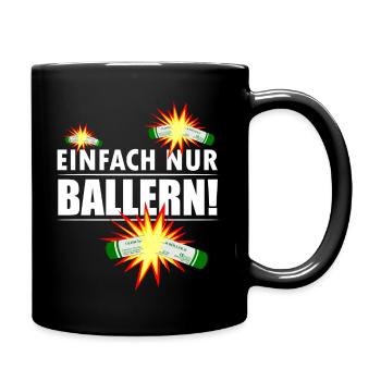 Le souffle du Nouvel An Pyro juste des tireurs - Mug uni - noir - Droite