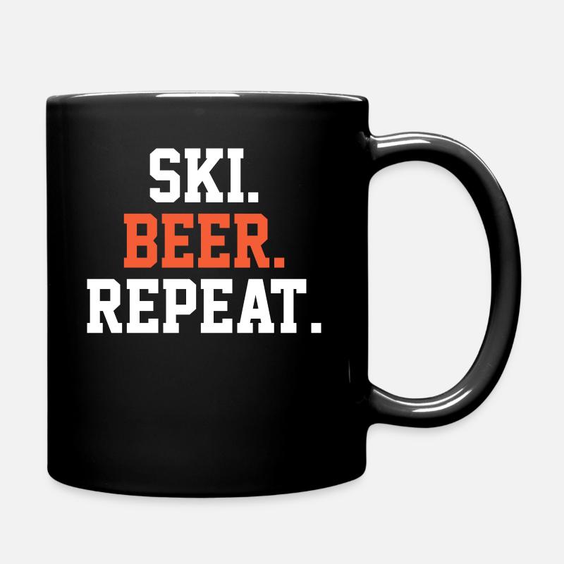 SKI - Tasse einfarbig - Schwarz