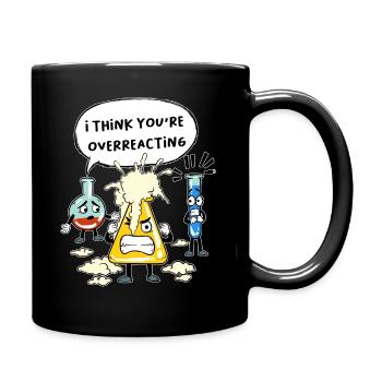 Laboratoire Science Chimie Tube à essai Cadeau - Mug uni - noir - Droite