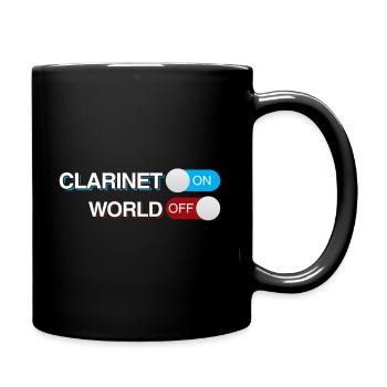 Clarinette - Mug uni - noir - Droite