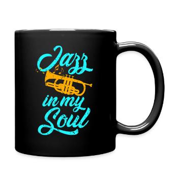 Musique jazz - Mug uni - noir - Droite