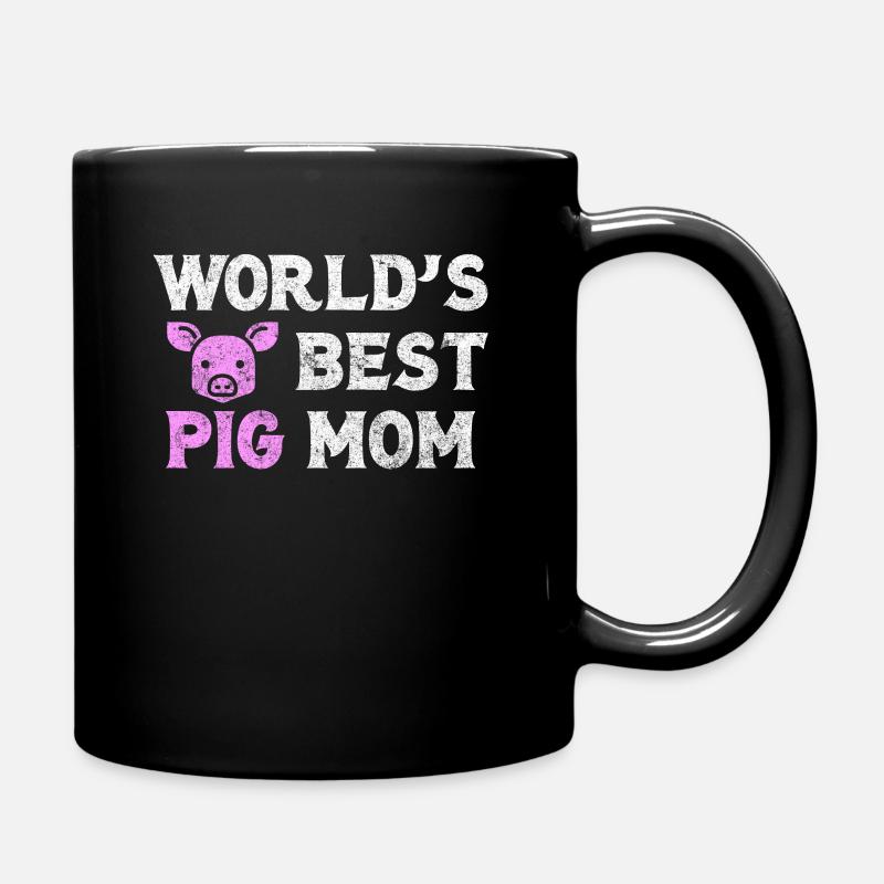 porc - Mug uni - noir