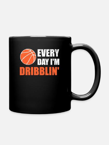 Basketball - Tasse einfarbig - Schwarz