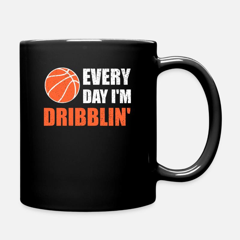 Basketball - Tasse einfarbig - Schwarz