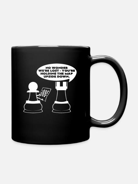 échiquier - Mug uni - noir