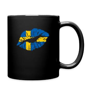 Suède - Mug uni - noir - Droite