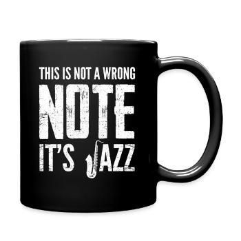 musique Jazz - Mug uni - noir - Droite