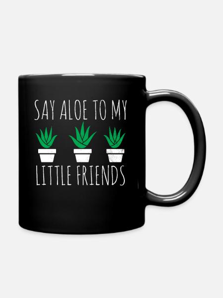ALOE VERA - Tasse einfarbig - Schwarz