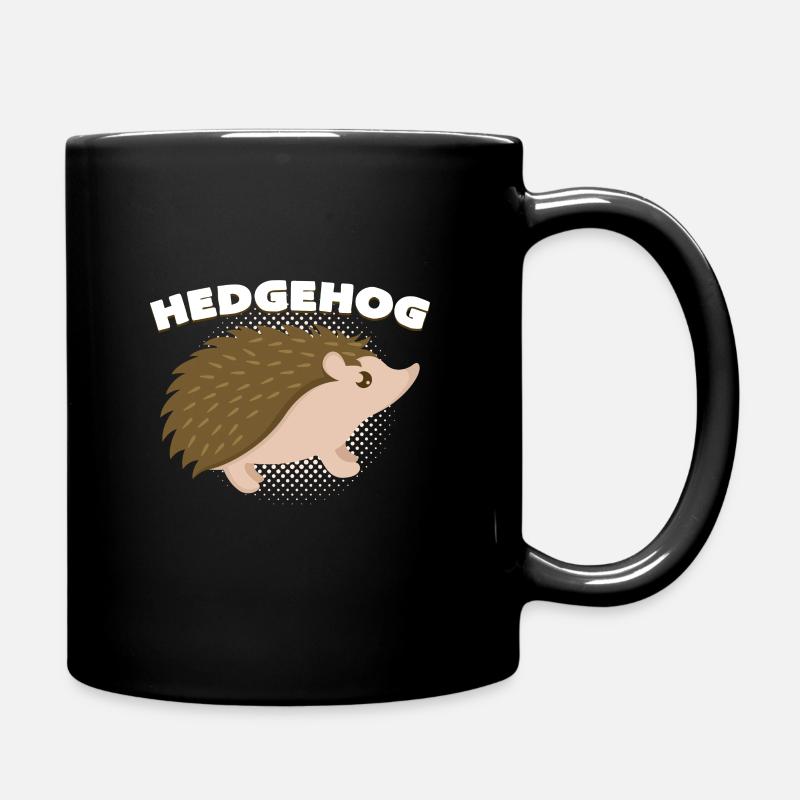 hérisson - Mug uni - noir
