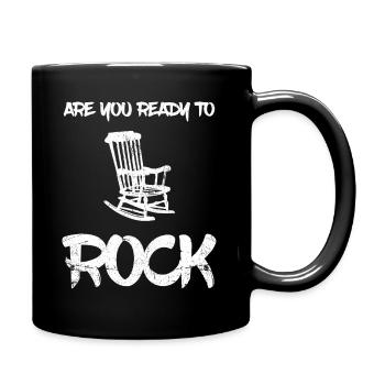 Rockmusik - Tasse einfarbig - Schwarz - Rechts