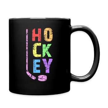 Hockey Child - Full Colour Mug - black - Right