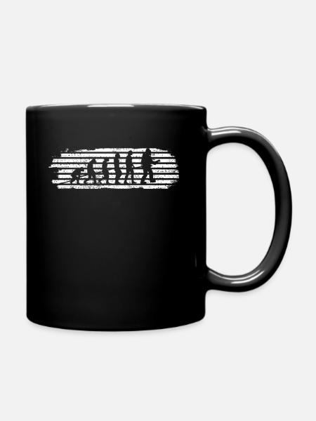 Feuerwehrmann Evolution Geschenk - Tasse einfarbig - Schwarz