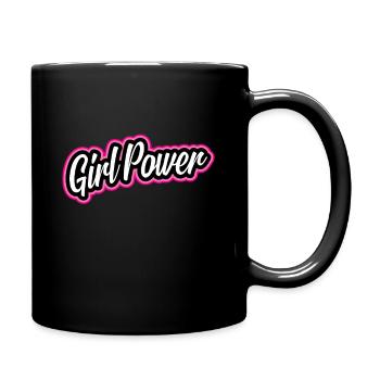 Girl Power Mädchen Power - Mug uni - noir - Droite