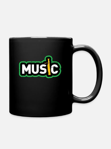 Fagott Geschenk Musiker - Tasse einfarbig - Schwarz
