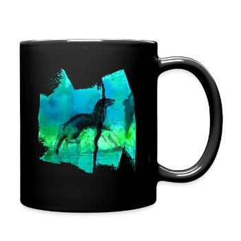 Otter otter Wassermarder Sea Otter T Shirt - Full Colour Mug - black - Right