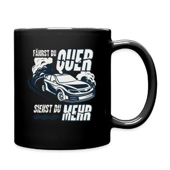 Driften Spruch Drift - Tasse einfarbig - Schwarz - Rechts