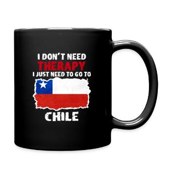 Chile - Tasse einfarbig - Schwarz - Rechts