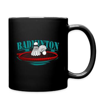 Sports de raquette de badminton - Mug uni - noir - Droite
