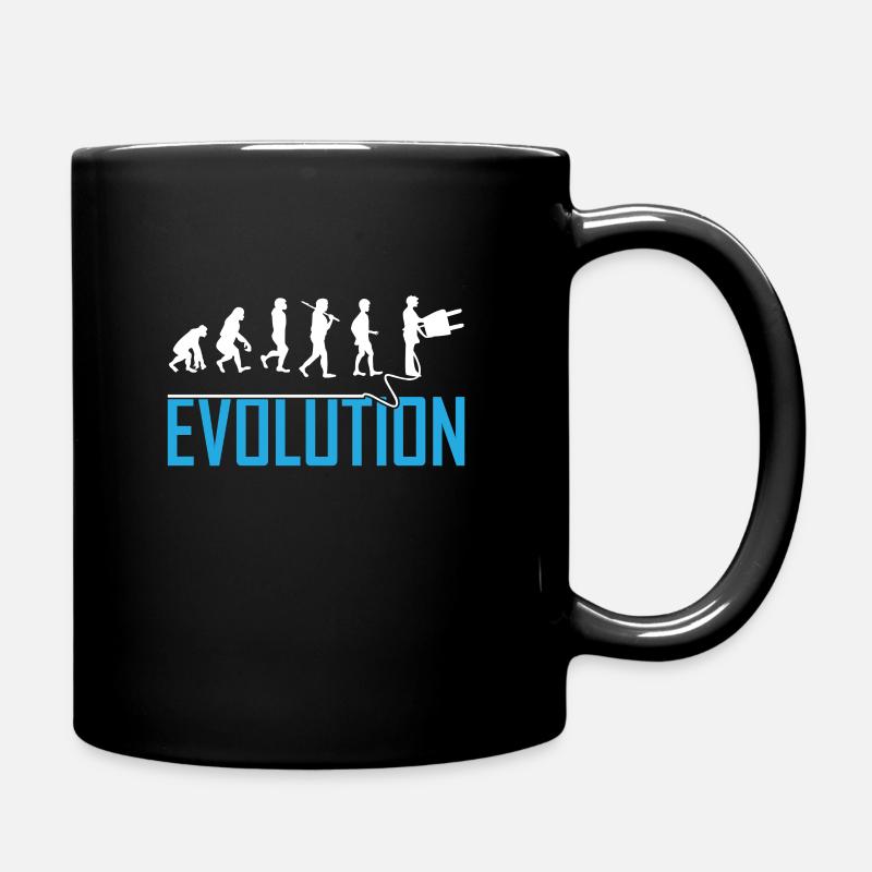 EVOLUTION voiture électrique - Mug uni - noir