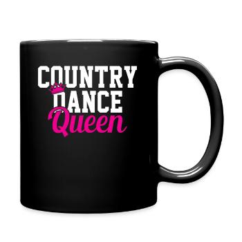 Country Dance Queen - Full Colour Mug - black - Right