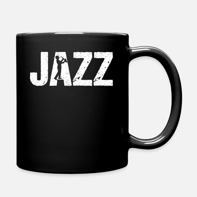 Jazz music - Full Colour Mug - black